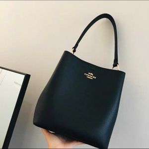 Coach small town bucket bag in black